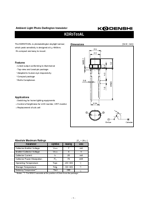 KDR3T03AL Datasheet PDF Kodenshi Auk Co., LTD
