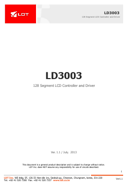 LD3003 Datasheet PDF LDT Co., Ltd