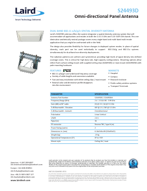 S24493D Datasheet PDF Laird Tech Smart Technology