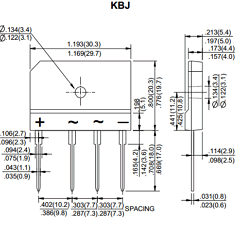 KBJ610 Datasheet PDF Shenzhen Luguang Electronic Technology Co., Ltd