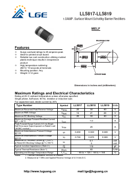 LL5817 Datasheet PDF Shenzhen Luguang Electronic Technology Co., Ltd