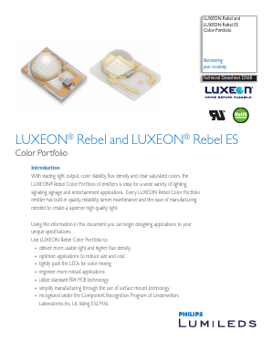 LXML-PB01-0023 Datasheet PDF Lumileds Lighting Company