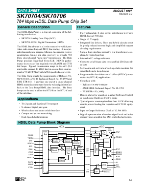 SK70706HDX Datasheet PDF Level One