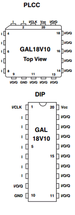 GAL18V10B-10LJ Datasheet PDF Lattice Semiconductor