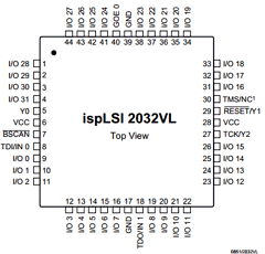 ISPLSI2032VL-135LT44I Datasheet PDF Lattice Semiconductor