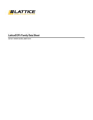 LFE3-150EA-8FN672CTW Datasheet PDF Lattice Semiconductor