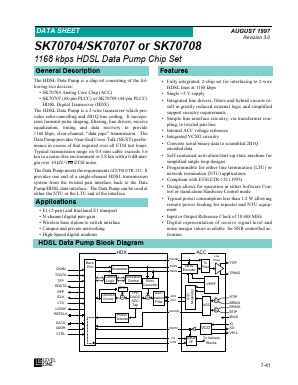 SK70704 Datasheet PDF LevelOne