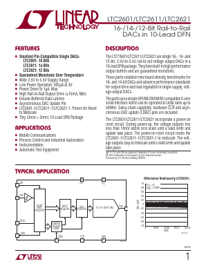LBFQ Datasheet PDF Linear Technology