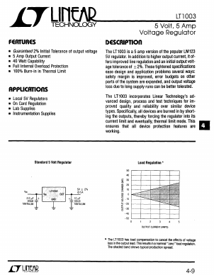 LT1003CK Datasheet PDF Linear Technology