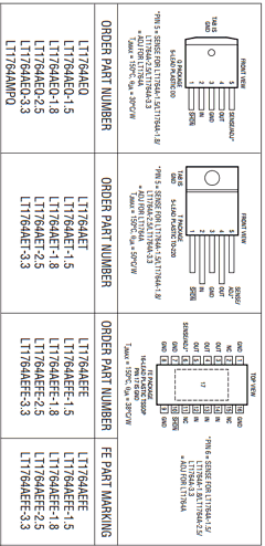 LT1764AET-2.5 Datasheet PDF Linear Technology