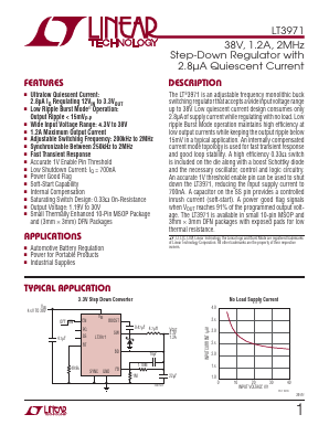 LT3971 Datasheet PDF Linear Technology