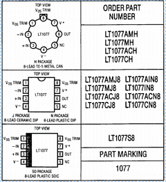 1077 Datasheet PDF Linear Technology