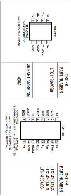 LTC1430ACGN Datasheet PDF Linear Technology