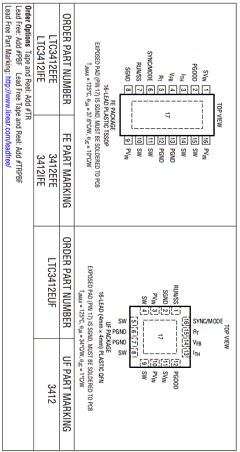3412EFE Datasheet PDF Linear Technology