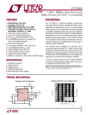 LTC3565 Datasheet PDF Linear Technology