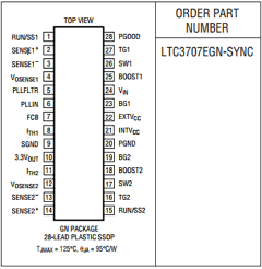 LTC3707-SYNC Datasheet PDF Linear Technology