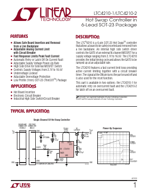 LTC4210-2C Datasheet PDF Linear Technology