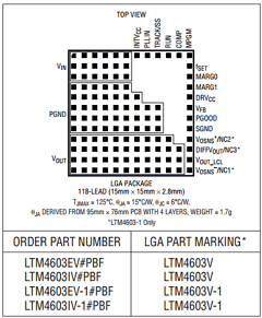 LTM4603EV Datasheet PDF Linear Technology