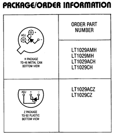 LT1029 Datasheet PDF Linear Technology