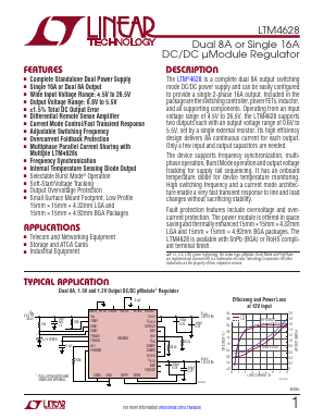 LTM4628EV Datasheet PDF Linear Technology