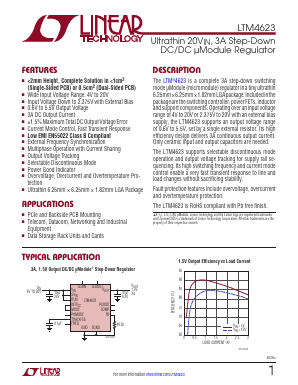 LTM4623EY Datasheet PDF Linear Technology