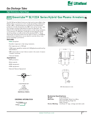 SL1122A350 Datasheet PDF Littelfuse, Inc
