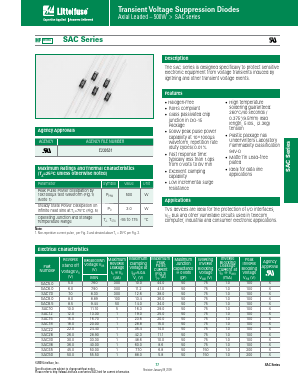 SAC10 Datasheet PDF Littelfuse, Inc