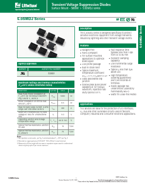 5.0SMDJ60CA Datasheet PDF Littelfuse, Inc