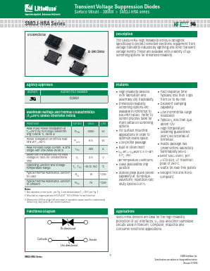 SMDJ10A-HRA Datasheet PDF Littelfuse, Inc