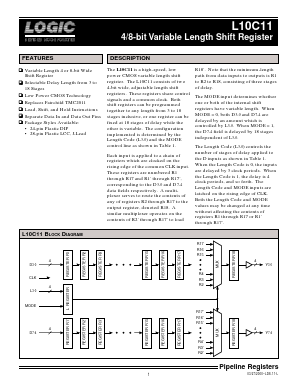 L10C11 Datasheet PDF LOGIC Devices