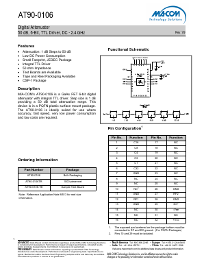 AT90-0106-TB Datasheet PDF M/A-COM Technology Solutions, Inc.