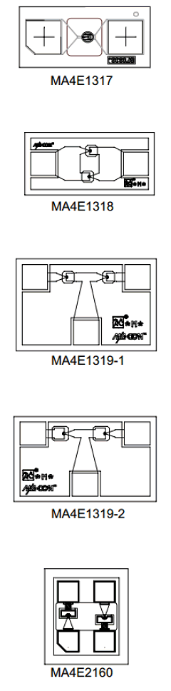 MA4E1319-1 Datasheet PDF M/A-COM Technology Solutions, Inc.