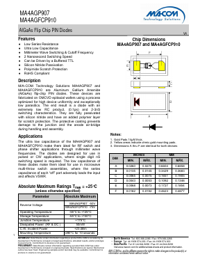 MADP-001907-13050P Datasheet PDF M/A-COM Technology Solutions, Inc.