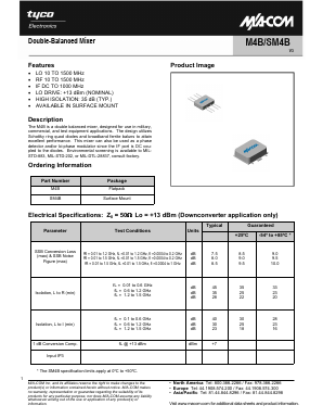 SM4B Datasheet PDF Tyco Electronics