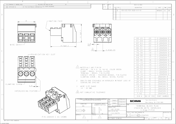 1-284509-5 Datasheet PDF Tyco Electronics
