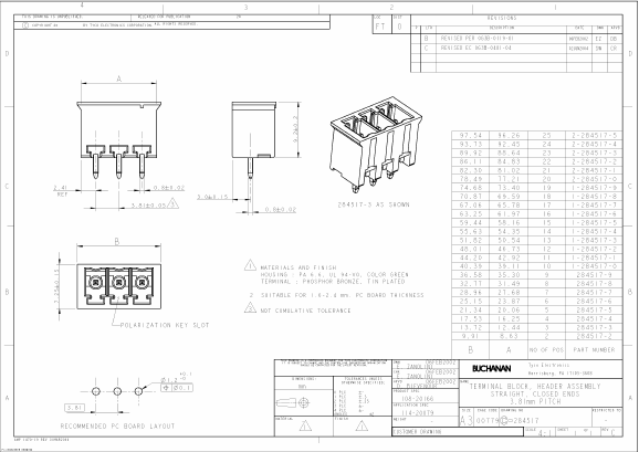 1-284517-5 Datasheet PDF Tyco Electronics