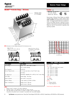 710 Datasheet PDF Tyco Electronics