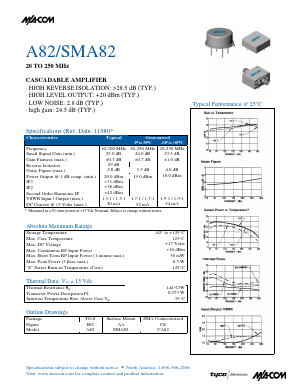 A82 Datasheet PDF Tyco Electronics