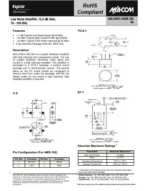 AM-162 Datasheet PDF Tyco Electronics