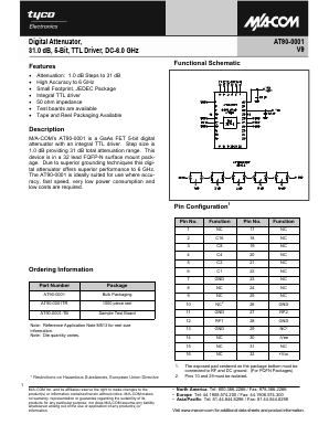 AT90-0001 Datasheet PDF Tyco Electronics