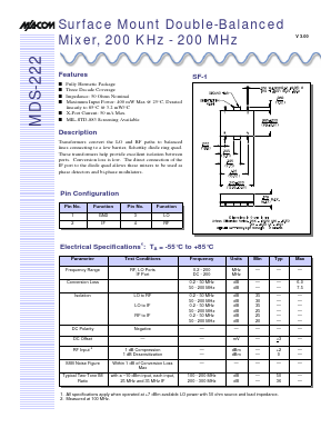 MDS-222PIN Datasheet PDF Tyco Electronics