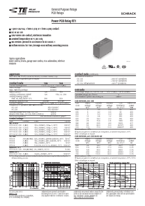 RT134020R Datasheet PDF Tyco Electronics