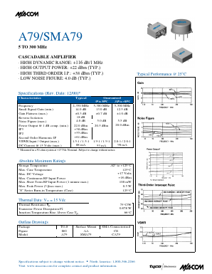 CA79 Datasheet PDF Tyco Electronics