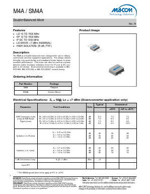 M4A Datasheet PDF Tyco Electronics
