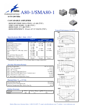 SMA80-1 Datasheet PDF Tyco Electronics