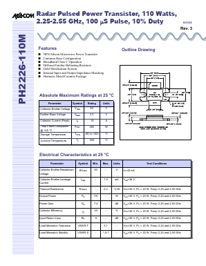 PH2226-110M Datasheet PDF Tyco Electronics