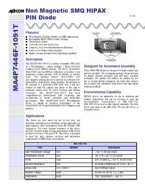 MA4P7446F-1091T Datasheet PDF Tyco Electronics