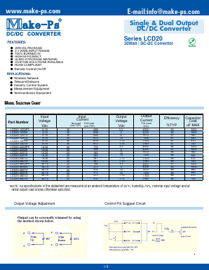 LCD20-12D12 Datasheet PDF Make-Ps