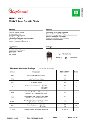 MSD02120V1 Datasheet PDF Shenzhen Meipusen Semiconductor Co., Ltd