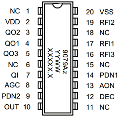 MAS9079A1 Datasheet PDF Micro Analog systems